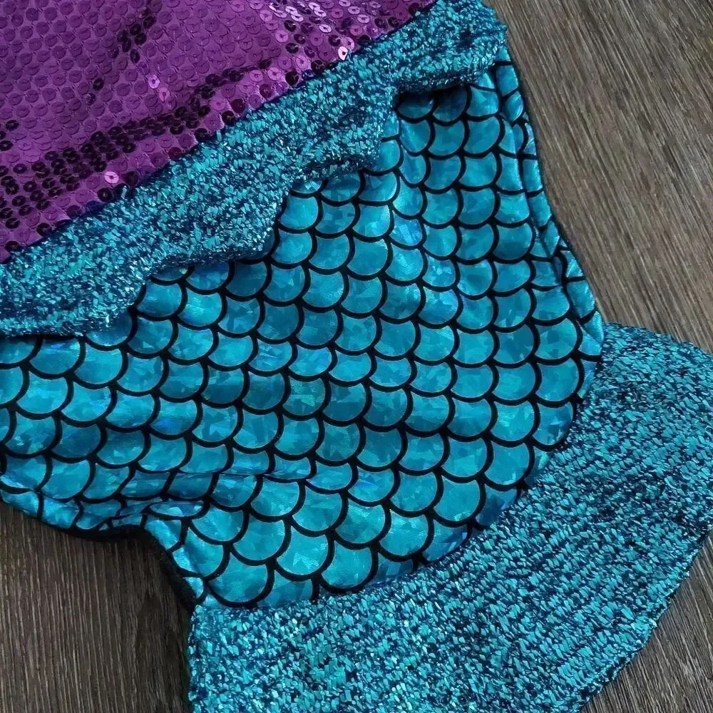 Mermaid Dog Halloween Costume - Size Medium